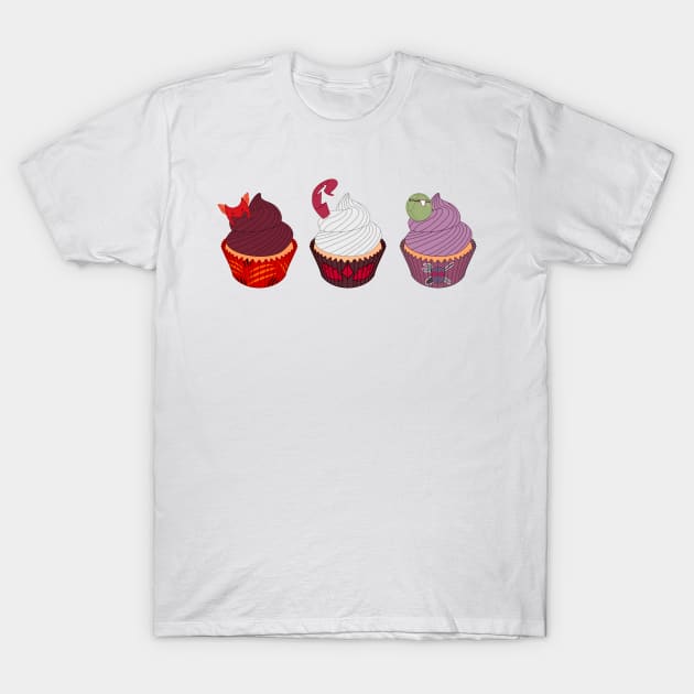 She-Ra and the Princesses of Power Horde  Cupcakes T-Shirt by CoreyUnlimited